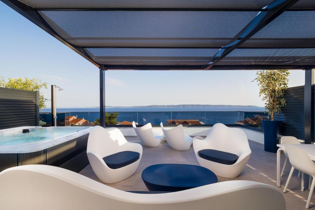 Luxury Apartment- Balcony- Private Rooftop And Jacuzzi- Common Pool Trogir Luaran gambar