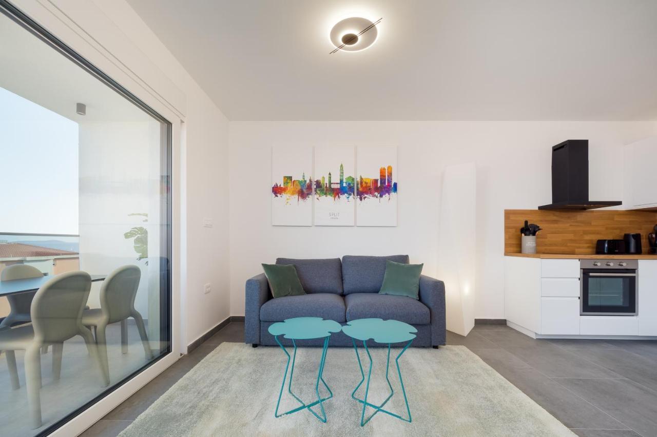 Luxury Apartment- Balcony- Private Rooftop And Jacuzzi- Common Pool Trogir Luaran gambar