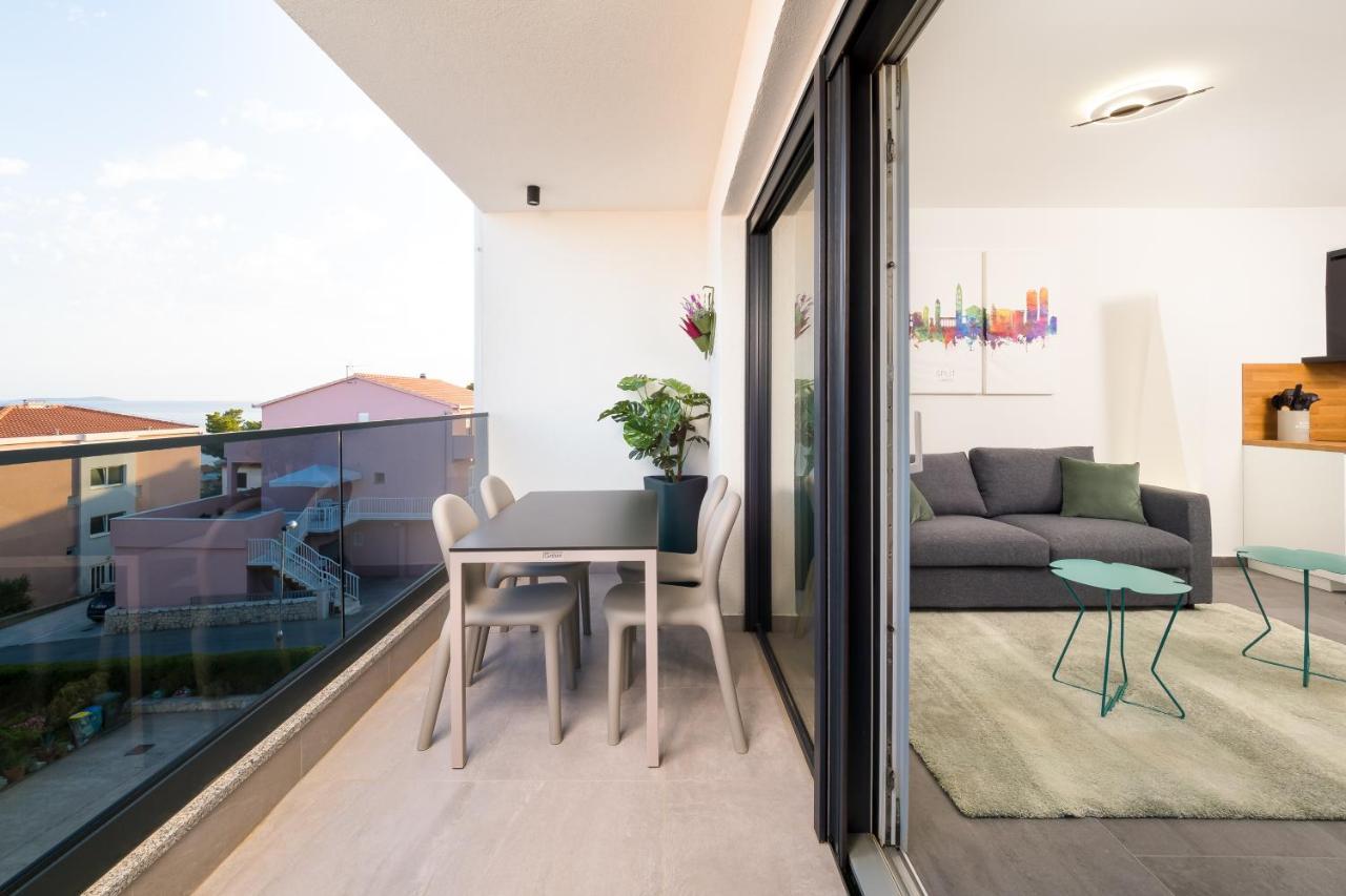 Luxury Apartment- Balcony- Private Rooftop And Jacuzzi- Common Pool Trogir Luaran gambar