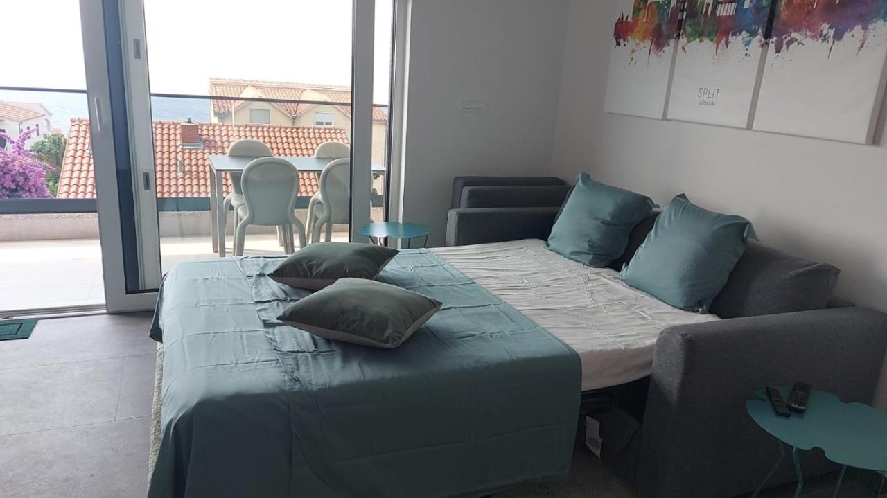 Luxury Apartment- Balcony- Private Rooftop And Jacuzzi- Common Pool Trogir Luaran gambar