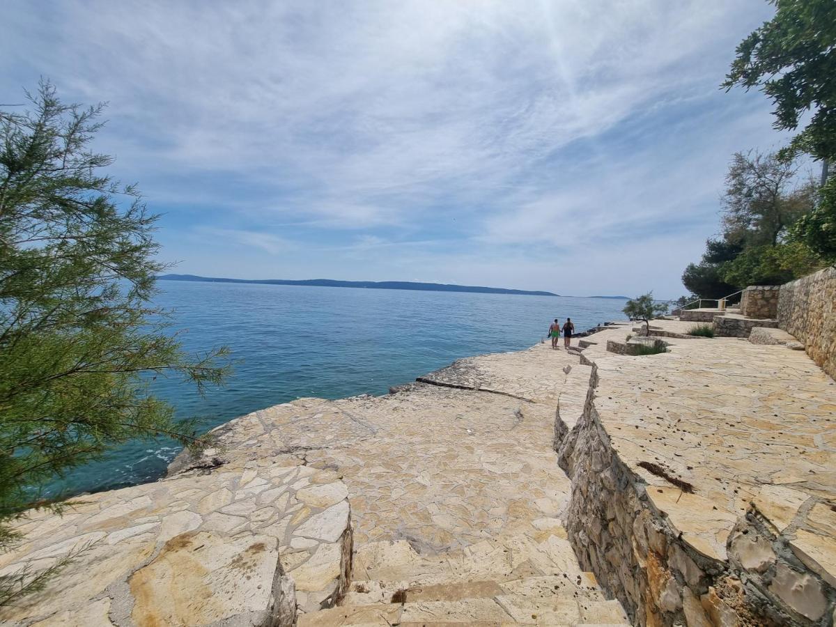 Luxury Apartment- Balcony- Private Rooftop And Jacuzzi- Common Pool Trogir Luaran gambar